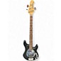 Used Ernie Ball Music Man Sterling 4 String Metallic Black Electric Bass Guitar thumbnail