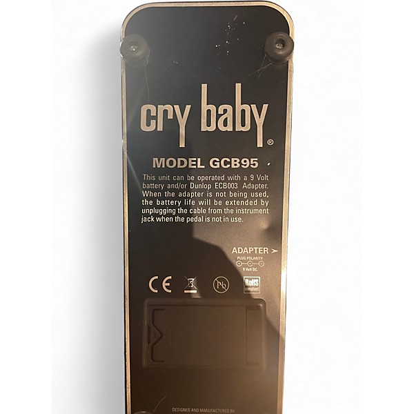 Used Dunlop GCB95 Original Crybaby Wah Effect Pedal