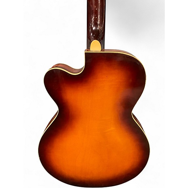 Vintage 1960s Kay 6960 SWINGMASTER Antique Natural Hollow Body Electric Guitar