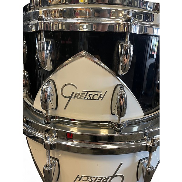 Used Gretsch Drums 5 Piece Renown 57 Black Drum Kit
