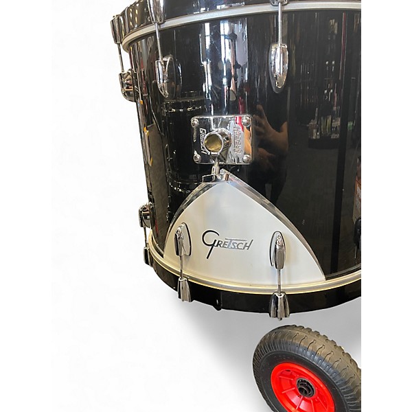 Used Gretsch Drums 5 Piece Renown 57 Black Drum Kit