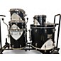 Used Gretsch Drums 5 Piece Renown 57 Black Drum Kit