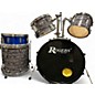 Used Rodgers 4 Piece Drum Kit Black Onyx Drum Kit thumbnail