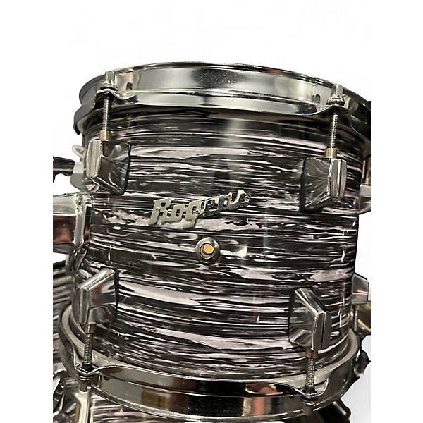 Used Rodgers 4 Piece Drum Kit Black Onyx Drum Kit