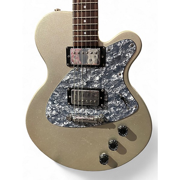 Vintage 1999 Yamaha AES500 Gold Solid Body Electric Guitar