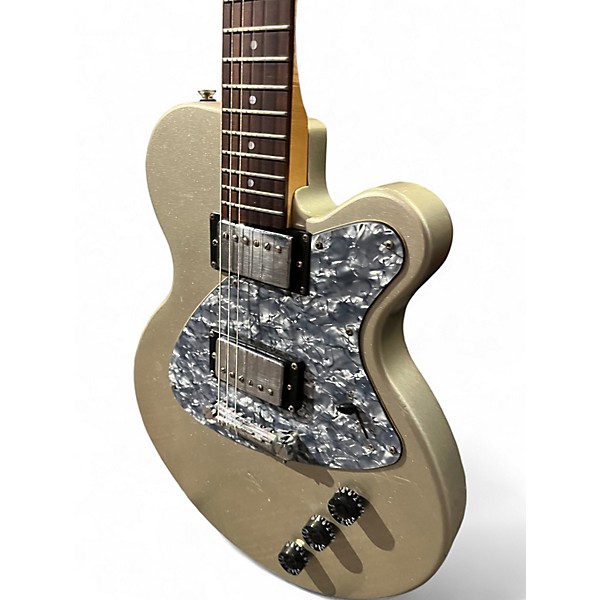 Vintage 1999 Yamaha AES500 Gold Solid Body Electric Guitar