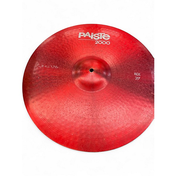 Used Paiste 20in 2000 Series Colorsound Ride Cymbal