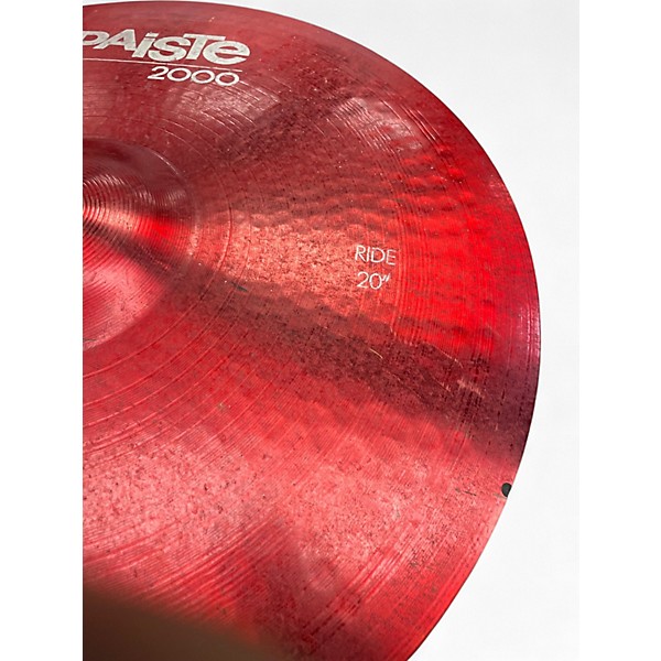 Used Paiste 20in 2000 Series Colorsound Ride Cymbal