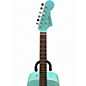 Used Fender MALIBU PLAYER  aqua teal Acoustic Electric Guitar