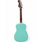 Used Fender MALIBU PLAYER  aqua teal Acoustic Electric Guitar