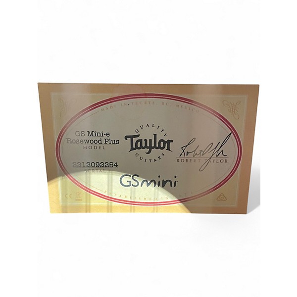 Used Taylor GS Mini Rosewood Plus Natural Acoustic Electric Guitar