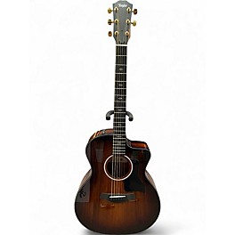 Used Taylor 224CEKDLX Shaded Edge Burst Acoustic Electric Guitar