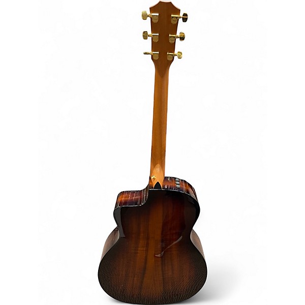 Used Taylor 224CEKDLX Shaded Edge Burst Acoustic Electric Guitar
