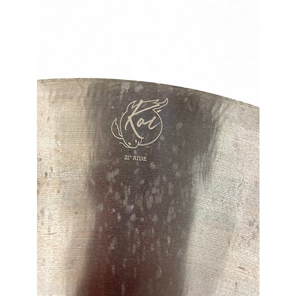 Used Wuhan Cymbals & Gongs 21in KOI 21 RIDE Cymbal