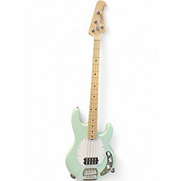 Used Sterling by Music Man Sub 4 Mint Green Electric Bass Guitar