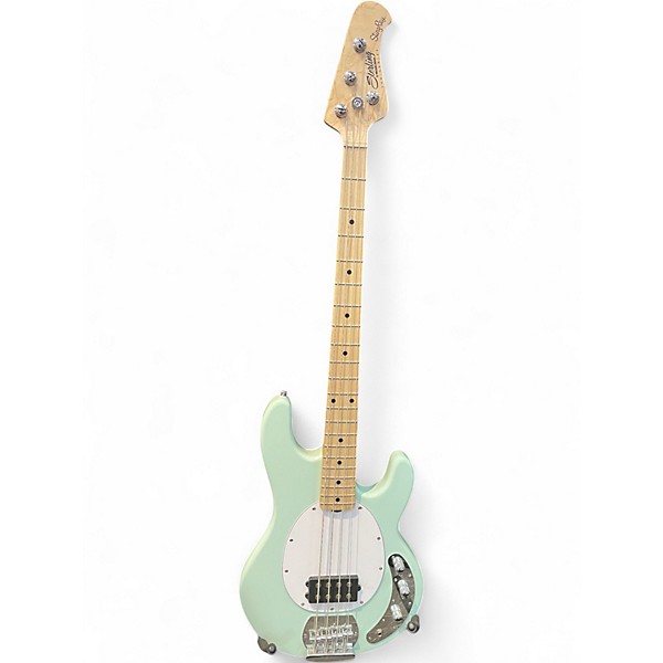 Used Sterling by Music Man Sub 4 Mint Green Electric Bass Guitar