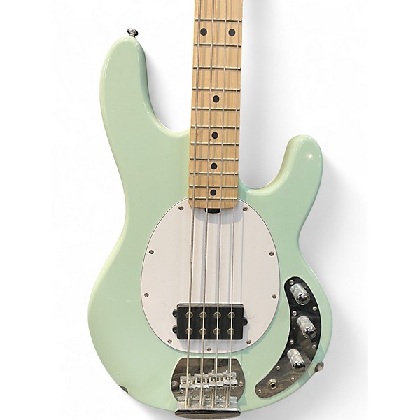 Used Sterling by Music Man Sub 4 Mint Green Electric Bass Guitar