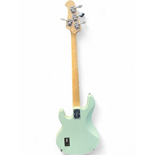 Used Sterling by Music Man Sub 4 Mint Green Electric Bass Guitar