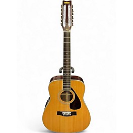 Used Yamaha fg 512 Natural Acoustic Guitar