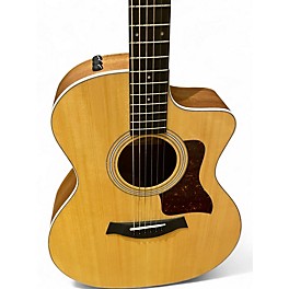 Used Taylor 214CE Natural Acoustic Electric Guitar