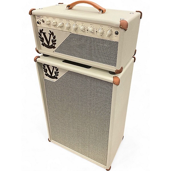Used Victory V40 DELUXE HEAD WITH DUCHESS 2X12 CABINET Guitar Stack
