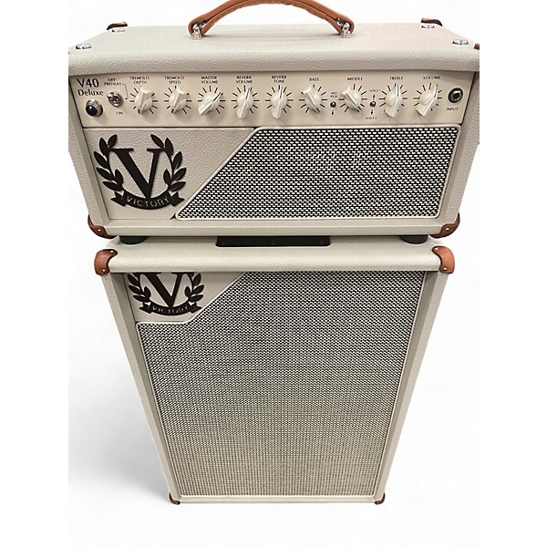 Used Victory V40 DELUXE HEAD WITH DUCHESS 2X12 CABINET Guitar Stack
