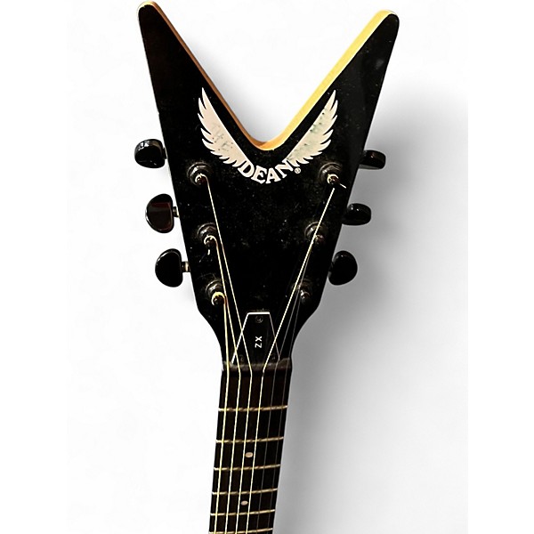 Used Dean Z-X Black Solid Body Electric Guitar Black