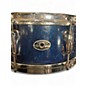 Vintage 1970s Slingerland 14in Soundking Blue Sparkle Drum