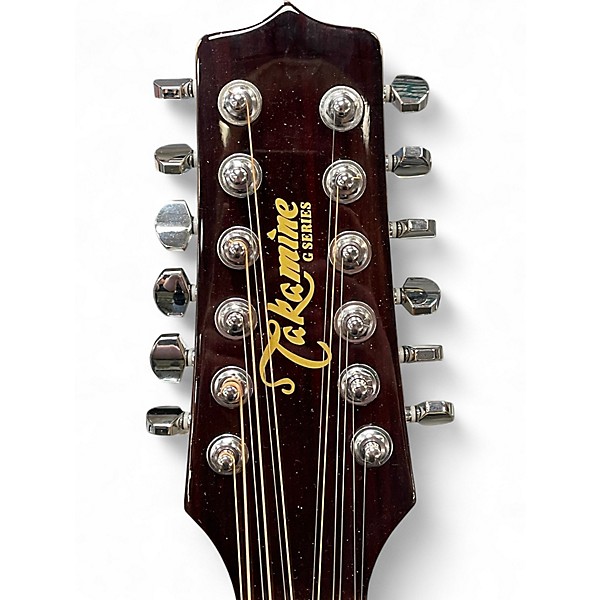 Used Takamine EG523SC12 Natural 12 String Acoustic Electric Guitar