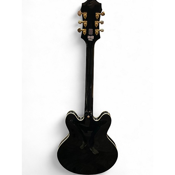 Used Epiphone Sheraton II Black Hollow Body Electric Guitar