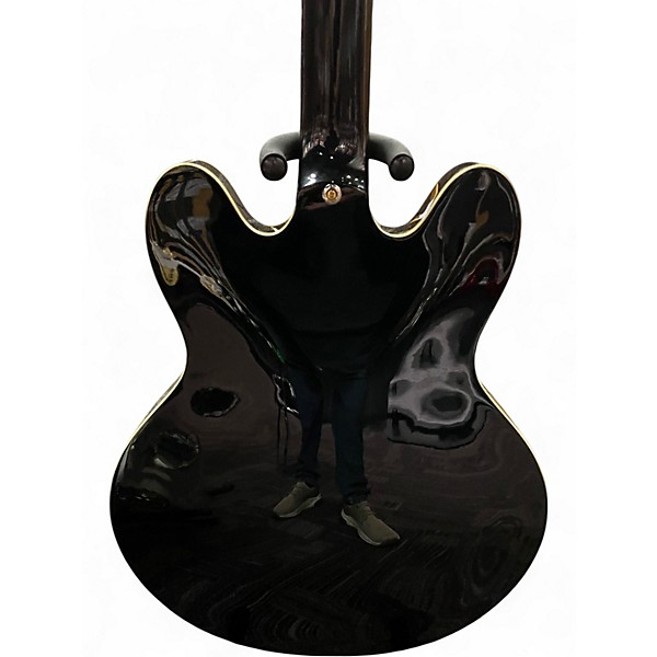 Used Epiphone Sheraton II Black Hollow Body Electric Guitar