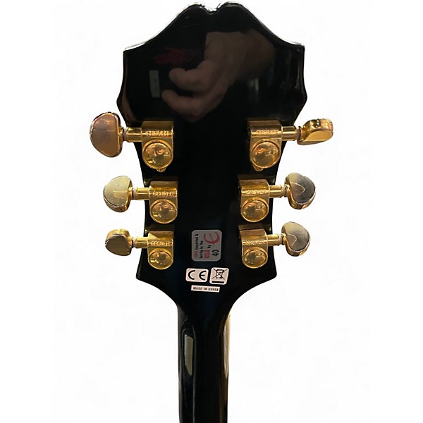 Used Epiphone Sheraton II Black Hollow Body Electric Guitar