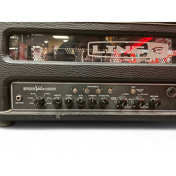 Used Line 6 Spider Valve HD100 Tube Guitar Amp Head