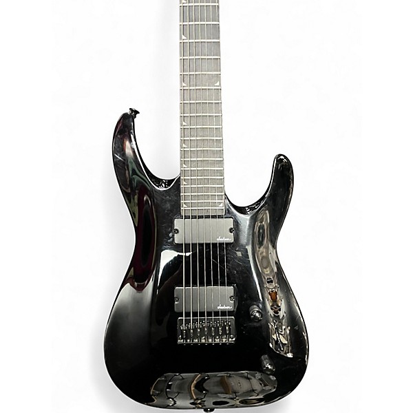 Used Jackson JS22-7 Dinky 7 String Black Solid Body Electric Guitar