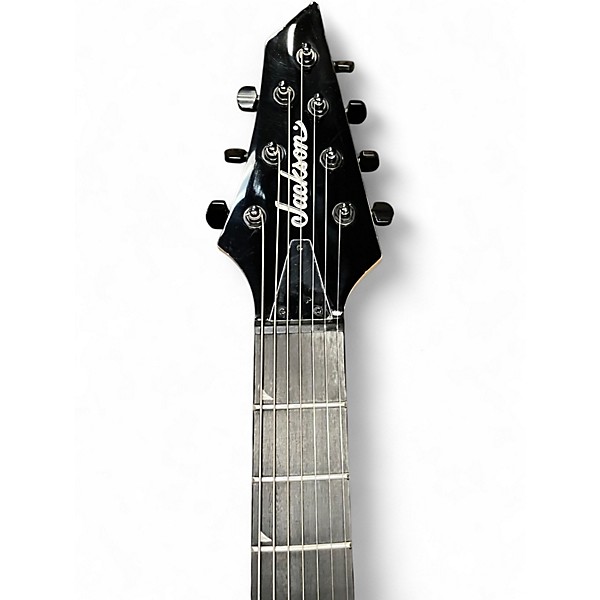 Used Jackson JS22-7 Dinky 7 String Black Solid Body Electric Guitar