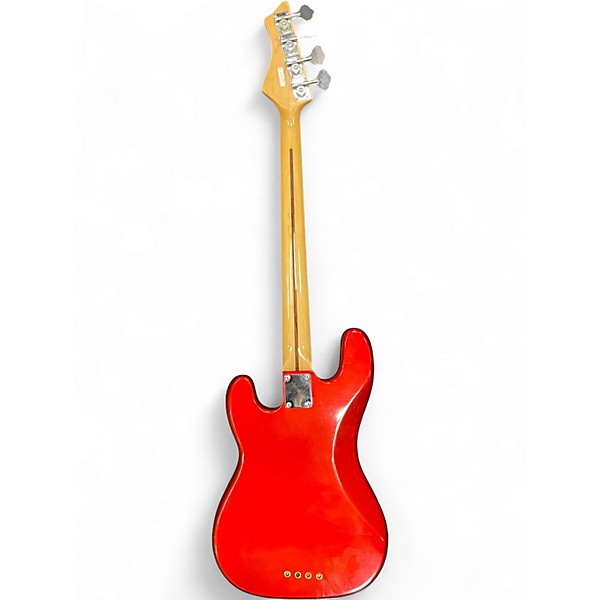 Used Series 10 By Bently P STYLE BASS Candy Apple Red Electric Bass Guitar