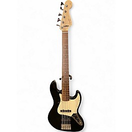 Used Squier Affinity Jazz Bass V 5 String Black Electric Bass Guitar