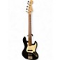 Used Squier Affinity Jazz Bass V 5 String Black Electric Bass Guitar thumbnail