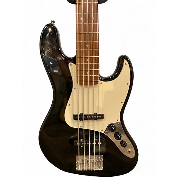 Used Squier Affinity Jazz Bass V 5 String Black Electric Bass Guitar