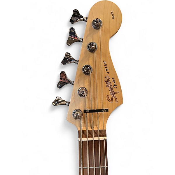 Used Squier Affinity Jazz Bass V 5 String Black Electric Bass Guitar