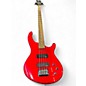 Used Dean  Edge Chrome Red Electric Bass Guitar