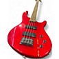 Used Dean  Edge Chrome Red Electric Bass Guitar