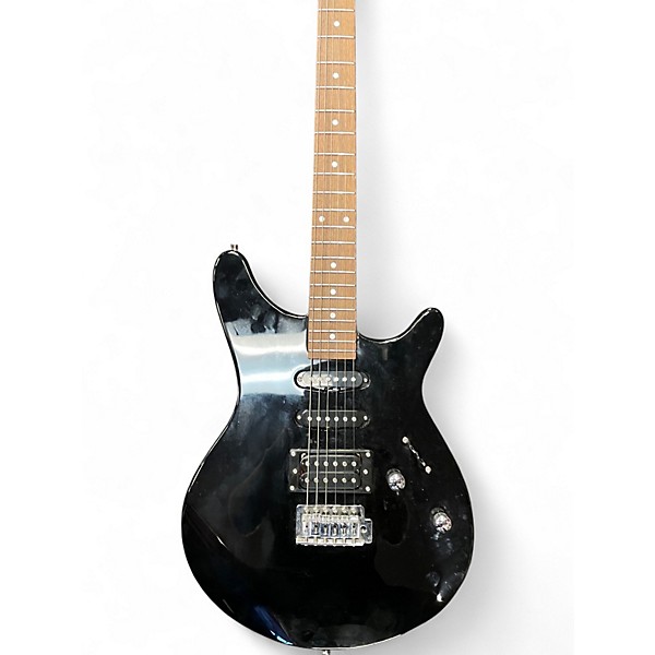 Used Rogue ROCKETEER RR100PKBK Black Solid Body Electric Guitar