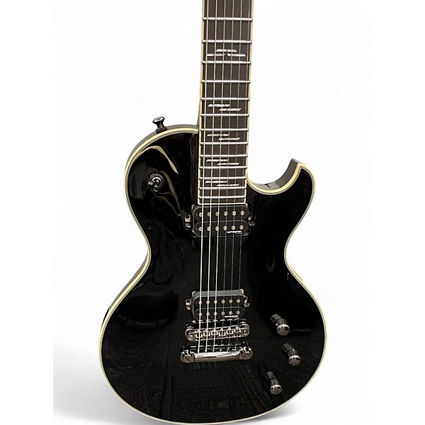 Used Schecter Guitar Research Blackjack Solo 6 Black Solid Body Electric Guitar