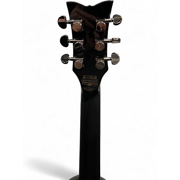 Used Schecter Guitar Research Blackjack Solo 6 Black Solid Body Electric Guitar