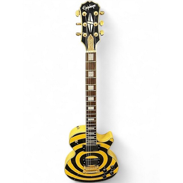 Used Epiphone Zakk Wylde Les Paul Custom Bullseye Solid Body Electric Guitar