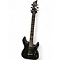 Used Schecter Guitar Research Damien Elite 6 Black Solid Body Electric Guitar thumbnail