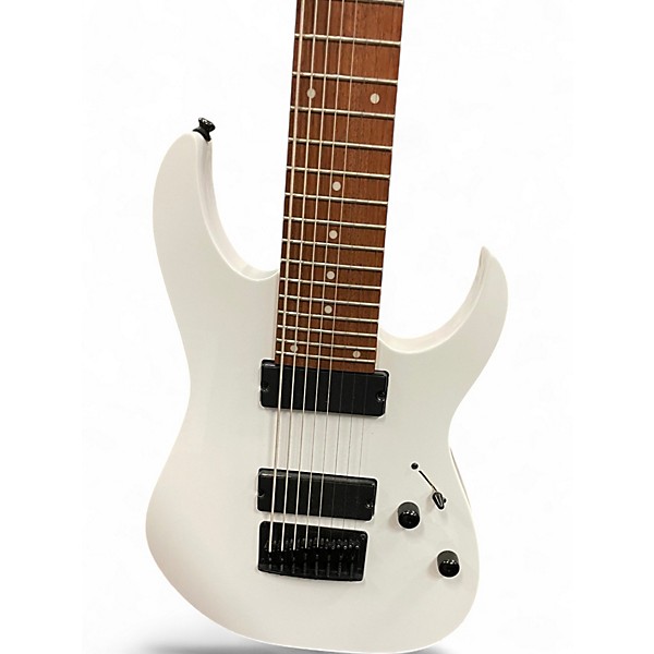 Used Ibanez RG8 WHITE Solid Body Electric Guitar