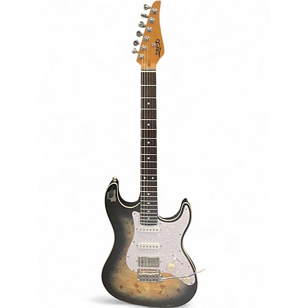 Used Jet JS540 Quilt Brown Solid Body Electric Guitar