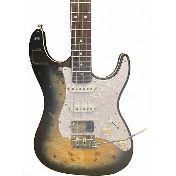 Used Jet JS540 Quilt Brown Solid Body Electric Guitar
